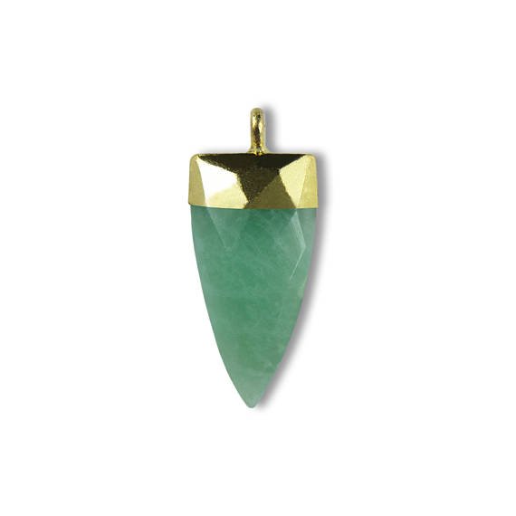 kdgemsshop's tweet photo. Amazonite Arrowhead Shape 10X20 MM Electroplating Pendant Gold plated https://t.co/WZt1qkTaGO via @Etsy https://t.co/nenu2oevu2