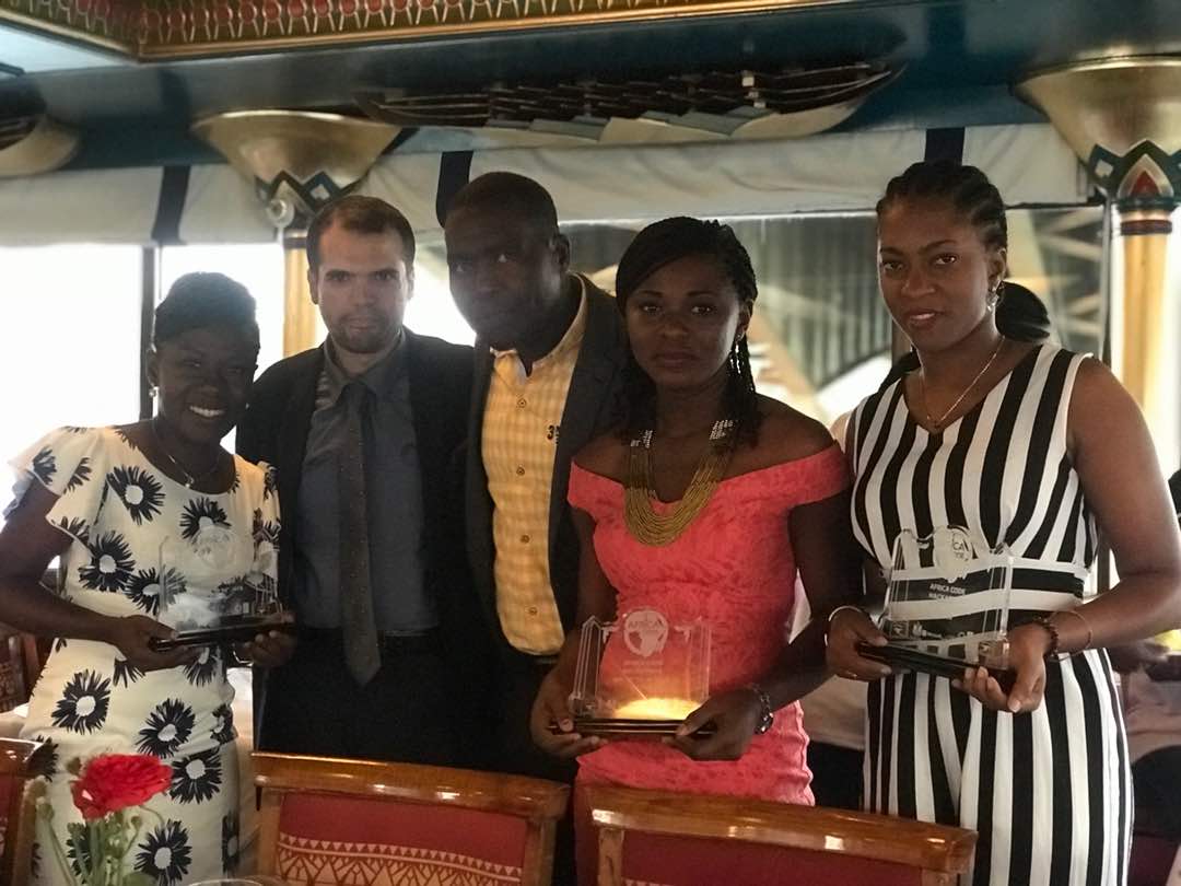 astrid_atsain's tweet photo. La Côte D'Ivoire remporte pour la deuxième fois le #AfricaCodeHackathon, tenu en #Egypte du 10 au 16 Mai 2018 !!!
@USEmbAbidjan
@Fenud_Africa https://t.co/T4hfCQH4b3 https://t.co/5LxrntwsVK