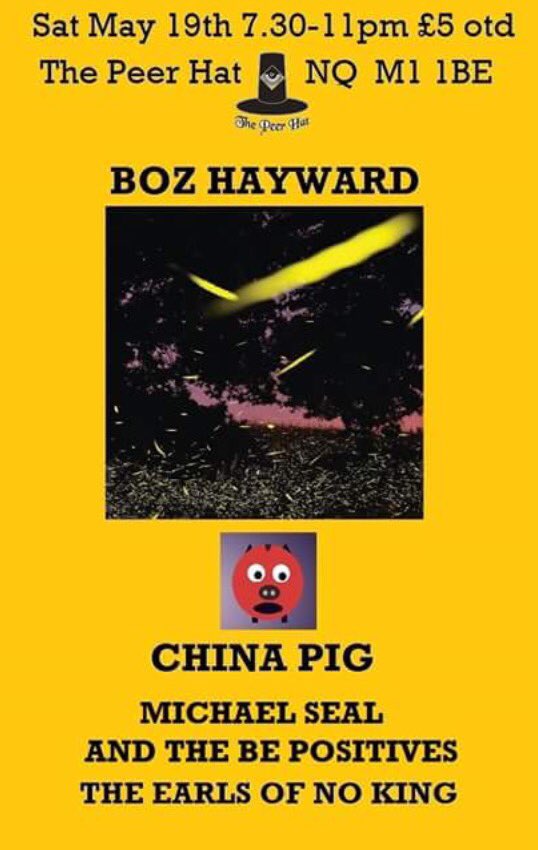 BozHayward's tweet photo. Rare gig this Sat @The_Peer_Hat 🎶 https://t.co/cNBCoseS8Y