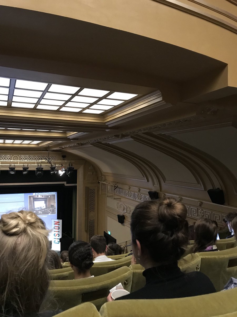 Full house at <a href="/RegentStCinema/">Regent Street Cinema</a> for #CisionMeetsWired - London’s comms crew are clearly eager for insights!