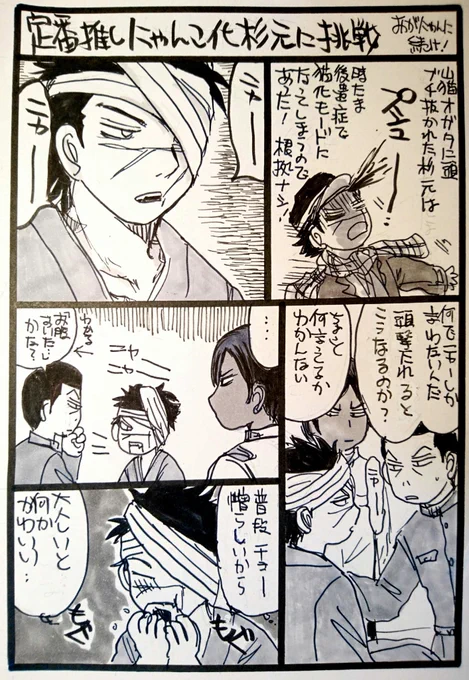 【本誌ネタ注意】  
鯉杉で鶴杉で鶴鯉

包帯巻き方は萌え独断です 