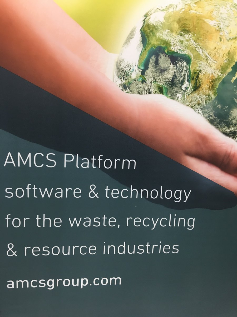 AMCSGroup1's tweet photo. Looking forward to a lot of meetings at #IFAT2018 today! Please step by for a cup of coffee and a demo of our fully integrated AMCS Platform for the waste and recycling industry! Stand A6.205 #ERP #Digital
#VTech #Routing #GuidedNavigation #Mobile #Analytics @IFATworldwide https://t.co/yzNKw5Bvz7