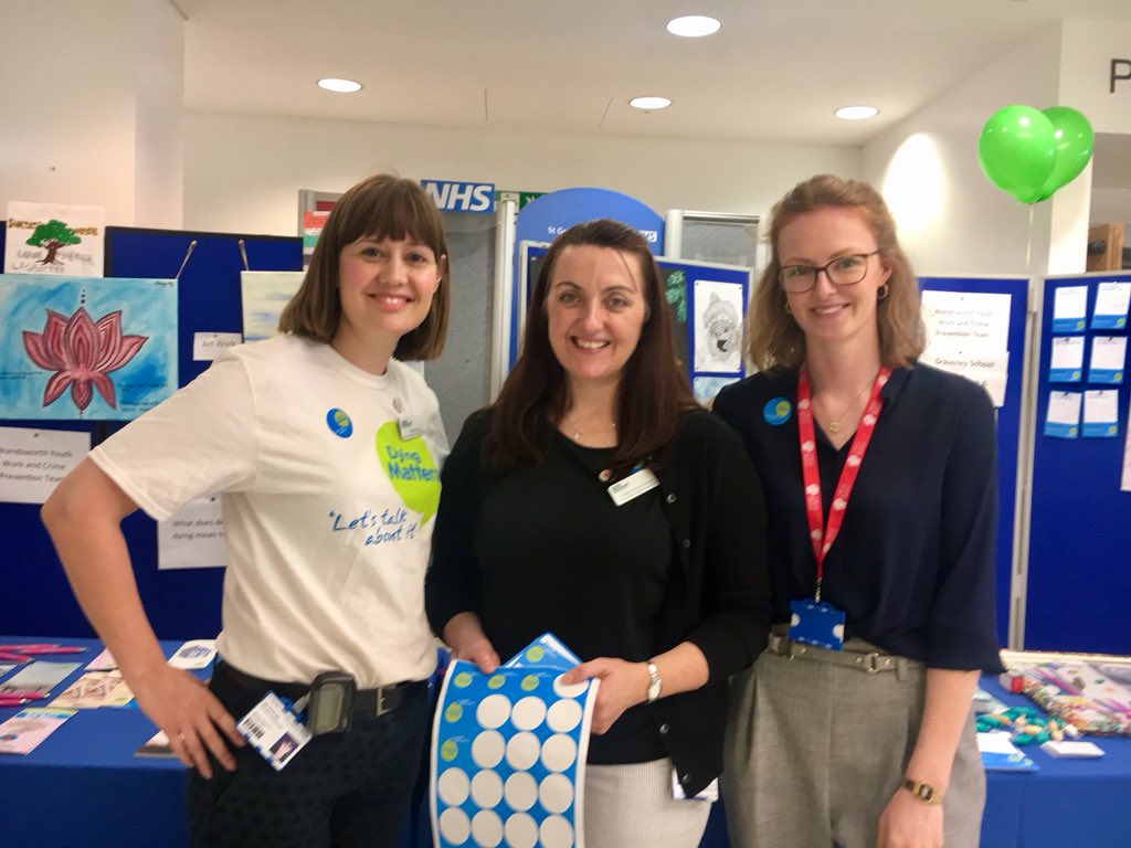 Come along and have a chat to us about #DyingMattersWeek @StGeorgesTrust