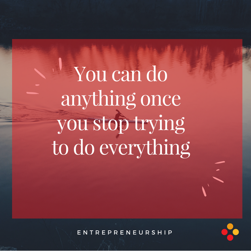 Evansngethe's tweet photo. You can do anything once you stop trying to do everything #quotes #SmallBusinessWeek https://t.co/ar55CQpCMo