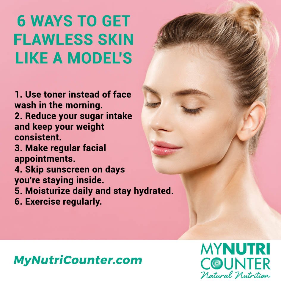 MyNutriCounter's tweet photo. 6 Simple tips for Flawless Skin #flawlessskin #brightskin #radiantskin #healthyskin https://t.co/U8fCF9x77h
