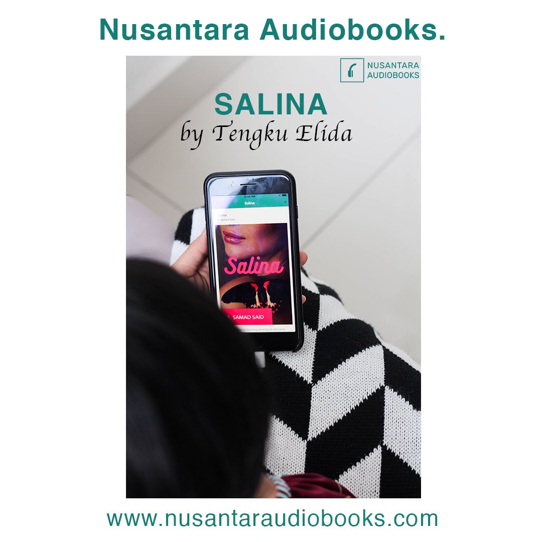 NAudiobooks's tweet photo. One of our bestselling audiobooks! Salina by @asamadsaid, narrated by @mokciknab.
#audiobook #bukuaudio #bukuaudiomalaysia #asamadsaid #salina https://t.co/s9LGkF9XTb
