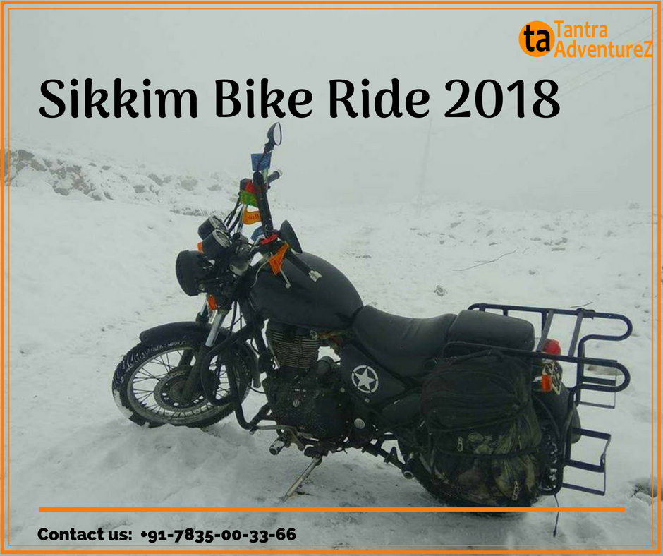 Enjoy the thrill of bike ride & uncover the beauty of Sikkim. Biking around Sikkim would be a lifetime experience. Pack your Bags & Book Your Adventure Trip with Tantra Adventurez Now. Date Available: 20,May,2018
#Sikkimtravel #Sikkimtour