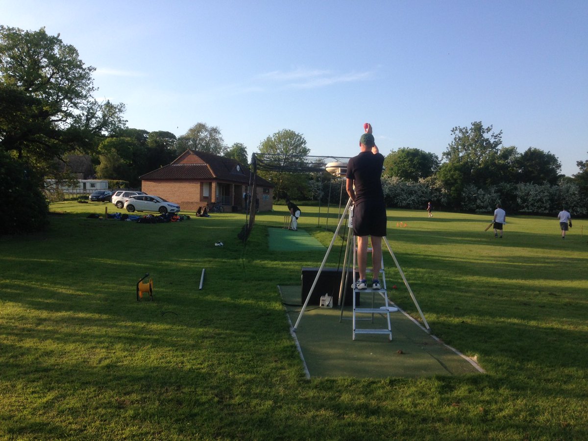SuttonCCcambs's tweet image. Good net session last night from all the lads, improving every week! Roll on the weekend!! #Suttoncc #netsession #bowlingmachine