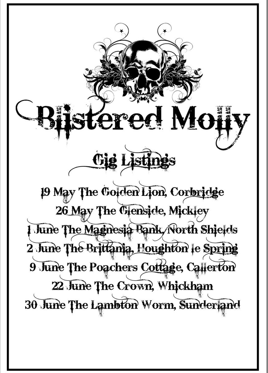 Upcoming #gigs in the #NorthEast