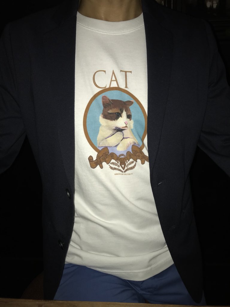 猫組長Tシャツを着た、猫組長！