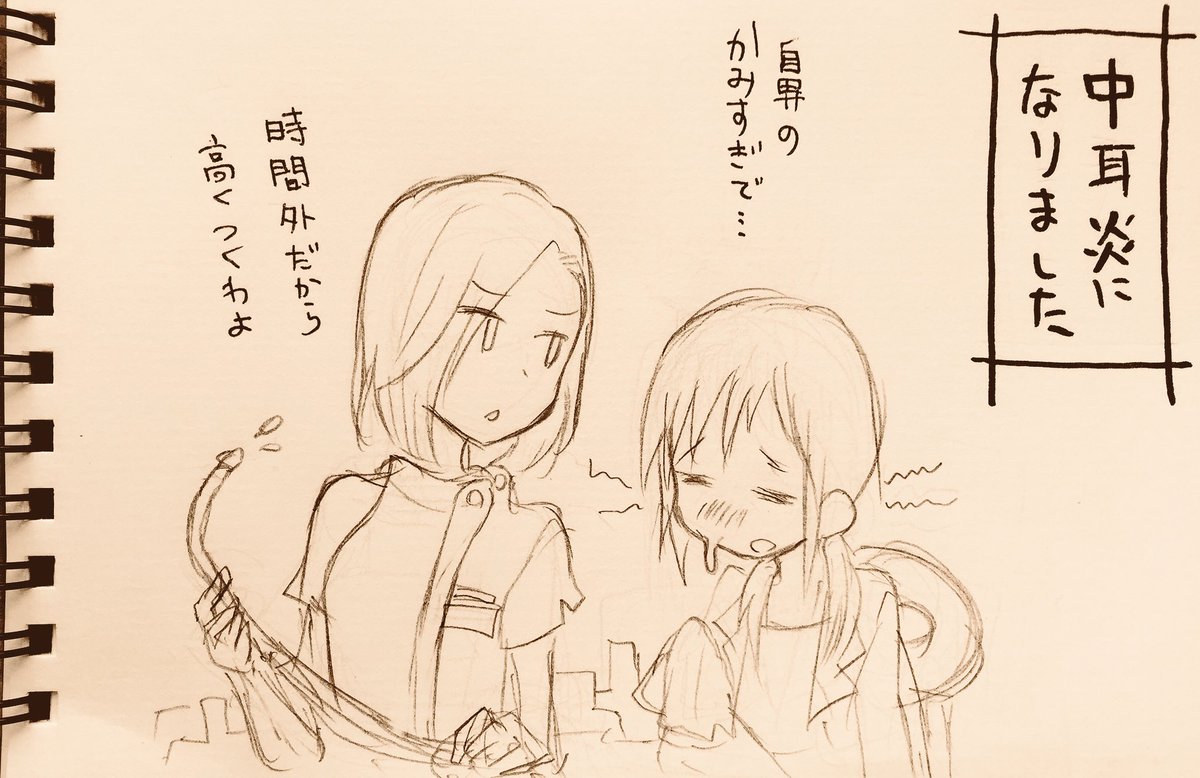 日記です:初めて中耳炎になりました 