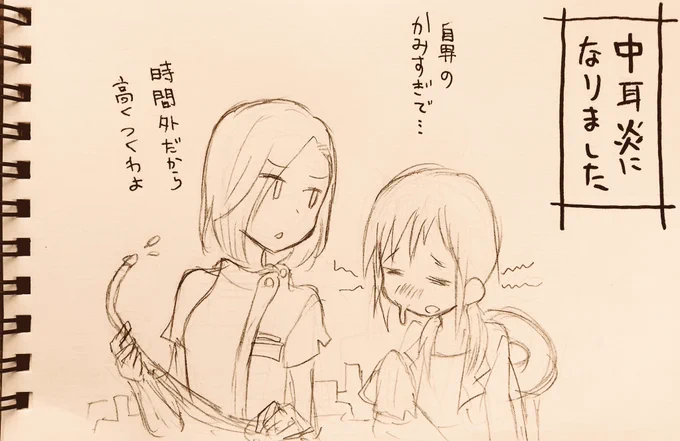 日記です:初めて中耳炎になりました 