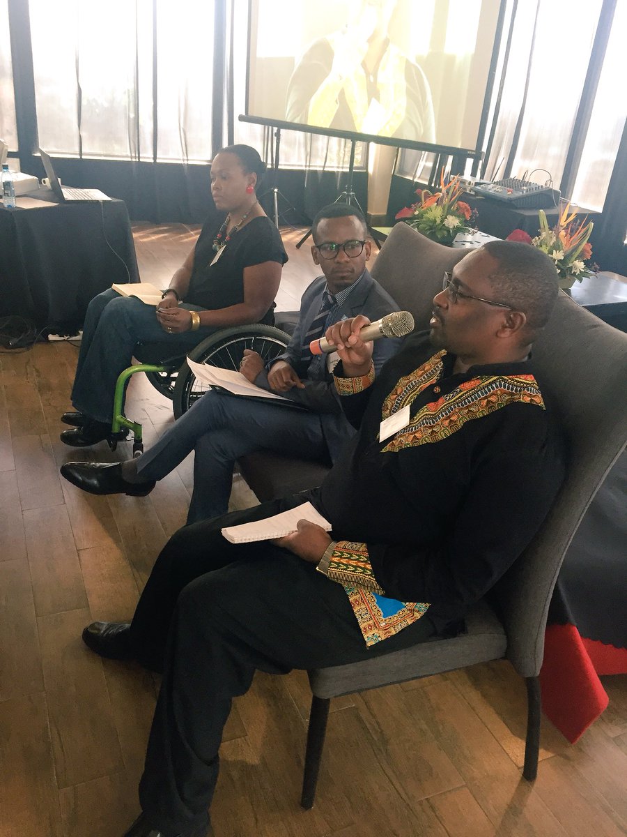 NLinKenya's tweet photo. #NLpartnersKE discussing meaningful inclusion of minority groups #LeaveNoOneBehind on the panel Lizzie Kiama, Jonah Chinga, Anderson Gitonga https://t.co/etM72Ri5ss