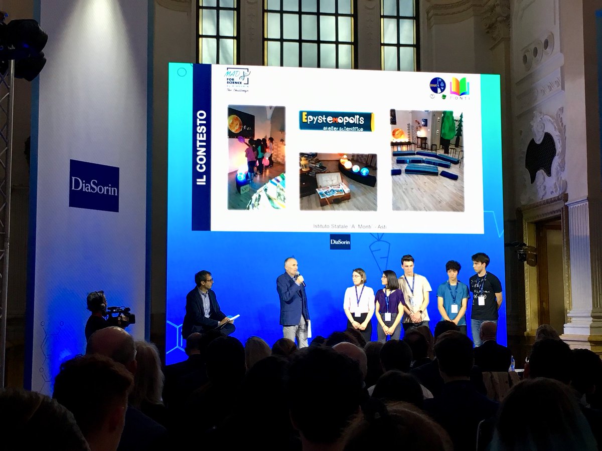 “Grazie a #MadForScience i ragazzi sono diventati veri e propri divulgatori scientifici.”
Istituto Statale Augusto Monti di Asti