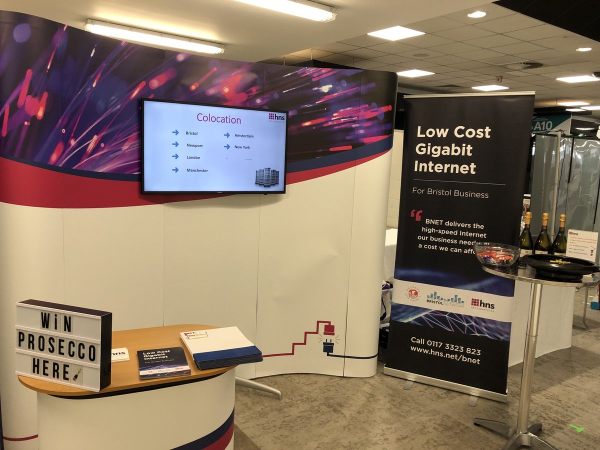 HNS_UK's tweet photo. Come and see us at #BSSW2018 to talk all things Internet and connectivity! You might even win a bottle of prosecco! https://t.co/JE05l4bTF9