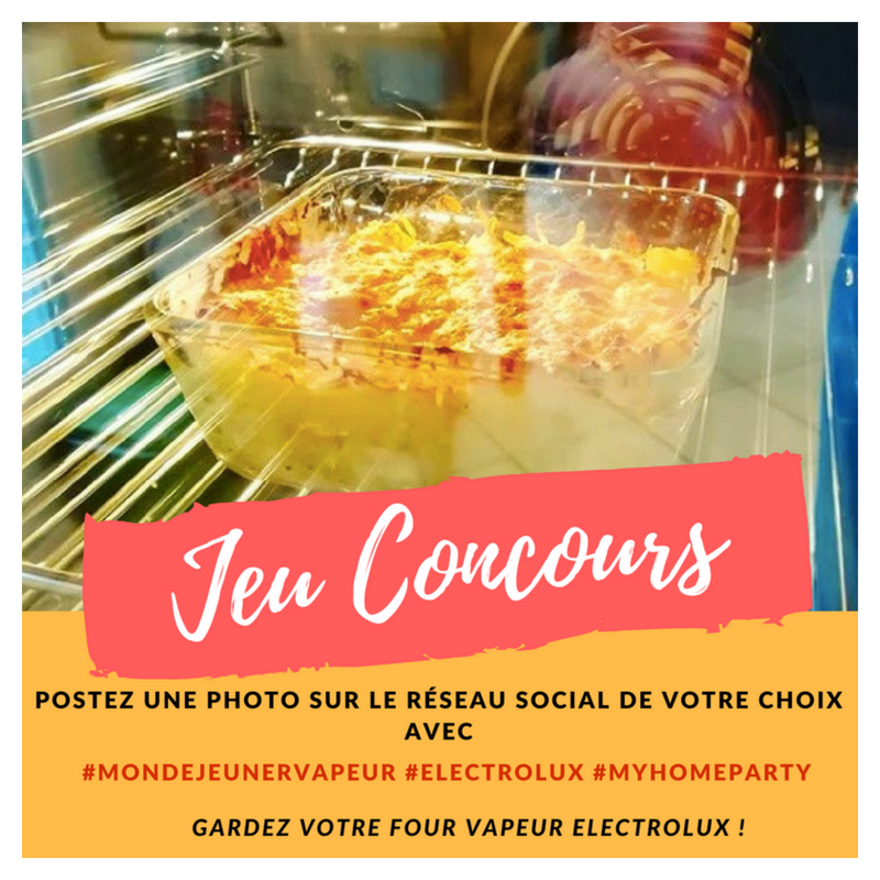 MyHomePartyFr's tweet photo. #CONCOURS
VOUS VOULEZ GARDER VOTRE FOUR GRATUITEMENT ? Postez votre photo avec votre four @electroluxfrance sur le réseau social de votre choix et invitez vos amis à la liker 😍👅#mondejeunervapeur #electrolux #myhomeparty https://t.co/5xWx4gFSyF