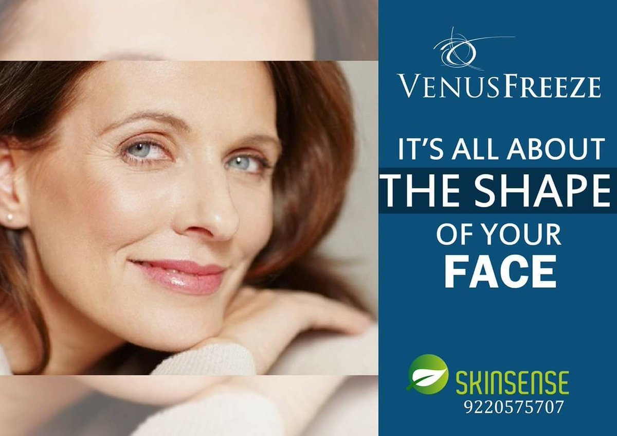 It's all about the #shape on your #happy #face. 
#shapeyourface #happyface #iloveskinsense #skinsense #venusfreez #venusbeauty 
To know how?? Consult our EXPERT
buff.ly/2tLBVF8