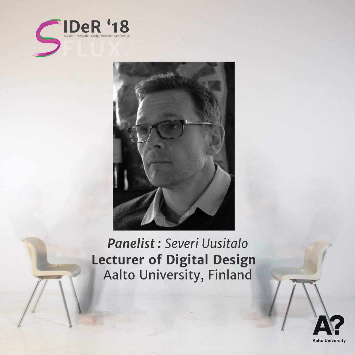 SIDeRIxD's tweet photo. Last but not the least, our 4th speaker at #SIDeR18 Industrial Panel, SEVERI UUSITALO. Severi is a lecturer of Digital Design @AaltoDPTDesign @AaltoUniversity. His current research interest is in computational design, in the context of industrial design. https://t.co/Uf2mHwKf0n