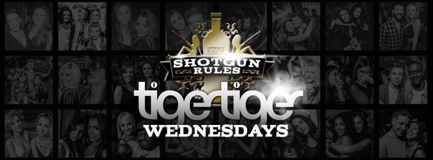 Who’s out tonight? 💃🏻
Don’t miss out on another dose of #shotgunrules tonight!! 
£2.50 doubles all night!🤑

#welovewednesdays <a href="/TigerCardiff/">Tiger Tiger Cardiff</a> 🐯🐯