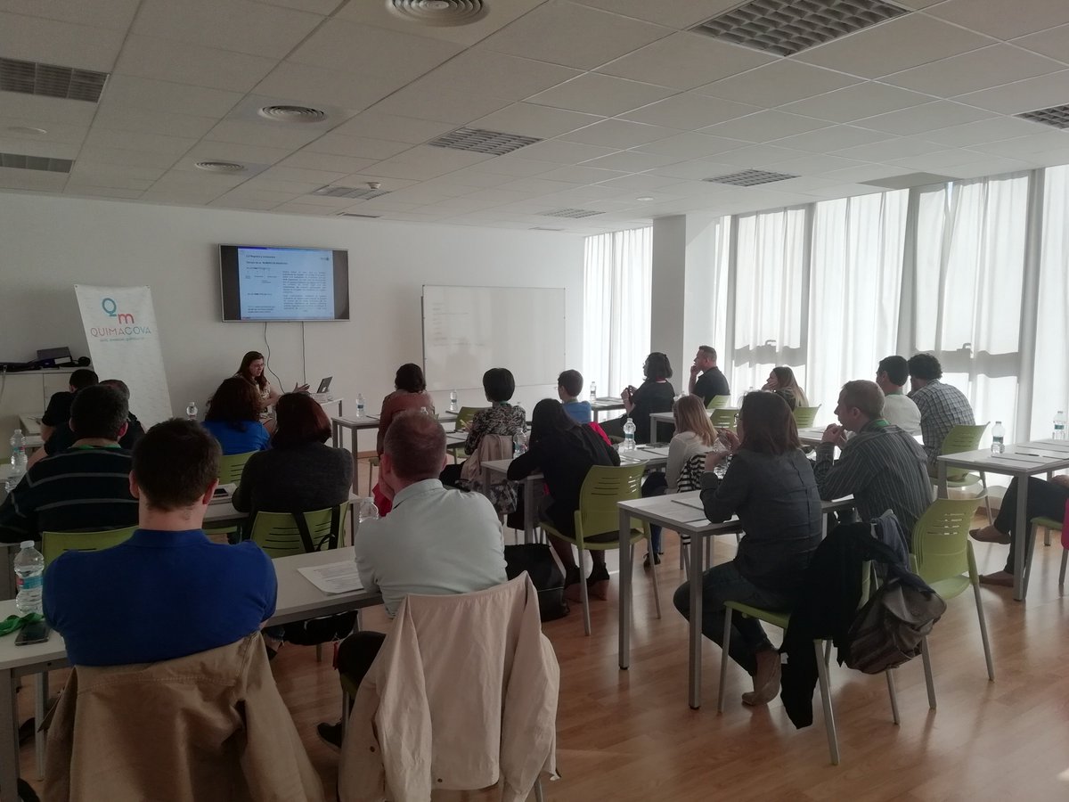 Eqgest's tweet photo. Éxito de asistencia en nuestro curso introductorio sobre #REACH – #CLP, con gran participación de la audiencia. Más formaciones en Almería el 17/05 y en Lleida el próximo 6/06 sobre la propuesta de reglamento europeo de fertilizantes 

https://t.co/WGESy0ukVx https://t.co/DLlUHgDt49
