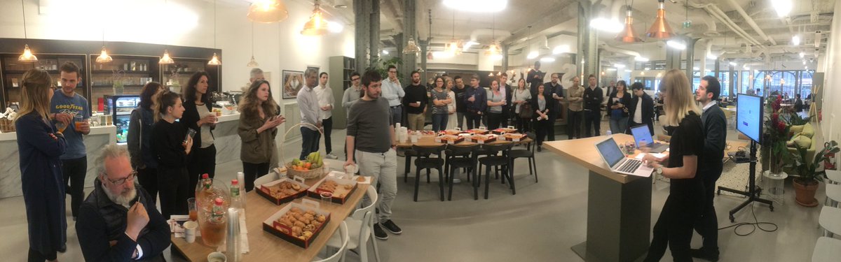 loic_lemoine_'s tweet photo. Présentation de Lifizz chez @SpacesParis qui aide au choix de prestas qui facilitent la vie aux entreprises https://t.co/cWeF2Iq9cp