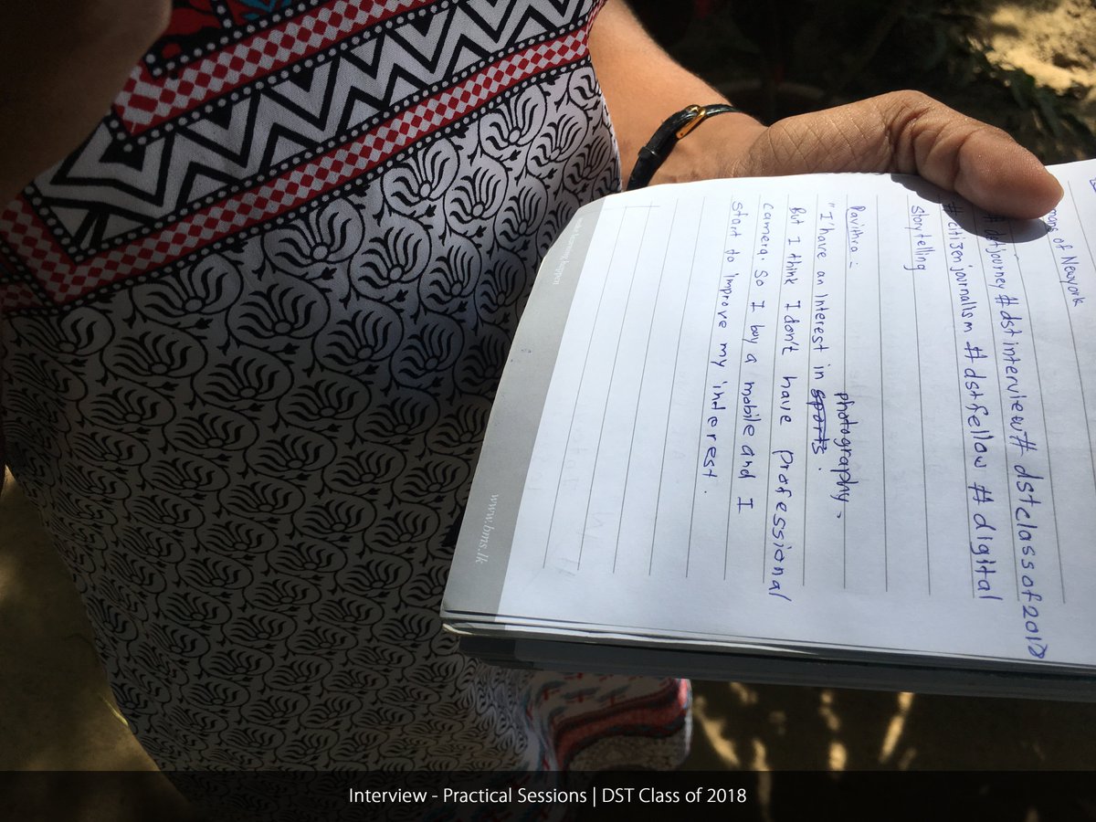 dstjourney's tweet photo. “QUOTATIONS” are powerful storytelling tools that enables the storyteller to humanize the story, bring authenticity &amp; emotion, thus bringing a balanced &amp; well sourced story.
#DSTfellows shared key quotes from the fellow storytellers after the #DSTinterview practical session https://t.co/yFG7JrPW5C