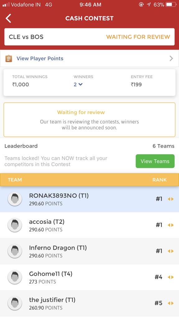 ViratKohli_007's tweet photo. #CLEvsBOS 🏀 #NBA Yess Our NBA Team Rocked 😍😍❤️❤️ #WonAllLeagues 😍😍 Those Who Won With Our Team Plzz Post Winnings 😍❤️ Congrats Everyone ❤️😍 #NBA #Dream11 #IPL #KXIPvsDD https://t.co/s7yfMBwg0Z