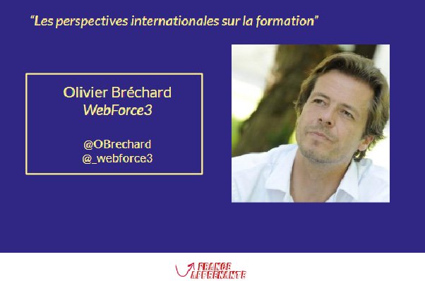 LeLabRH's tweet photo. KEYNOTE 1 de #FranceApprenante “Perspectives internationales sur la formation” - @OBrechard @_webforce3 https://t.co/ivV230k9tH