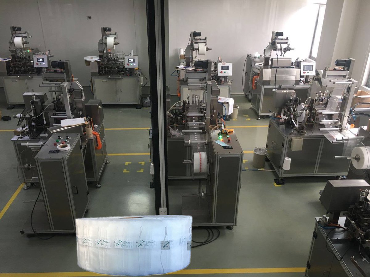 Parrytecpacking's tweet image. Tecpacking pre-tag material factory. 180mm long thread is available. Any inquiries please contact me: sales04@tecpacking.com