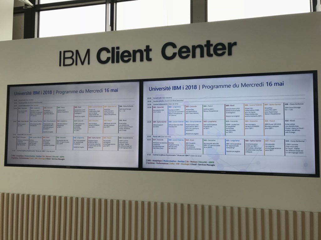 gmarchand78's tweet image. Tout le programme des 2 jours ici pour fêter les 30 ans d’#IBMi #IBMClientCenter 🎂