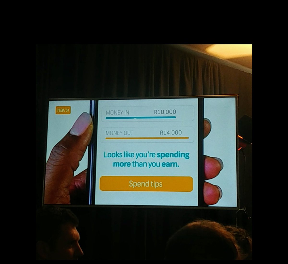 <a href="/FNBSA/">FNB South Africa</a>  has now added a #nav feature that helps track your spending and plan FORWARD for your finances, instead of traditional bank statements that help you look back - Raj Makanjee (CEO: Retail and Private Bank) #HelpfulInnovation #FNBAppLaunch #BONAmoney #FreshBiz #tncwealth