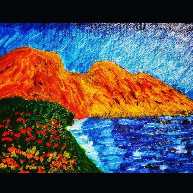 dcbumstead's tweet image. "Ocean Scene" #artist #artwork #artworks #arcylicpainting #art #artisfun #artistsoninstagram #acrylicart #acrylics #painting #oil #oilpainting #oilartist #oils #oilart #oilartwork #landscape #landscapes #ocean #water #mountains #modernpainting #modernpai… ift.tt/2ImTLBn