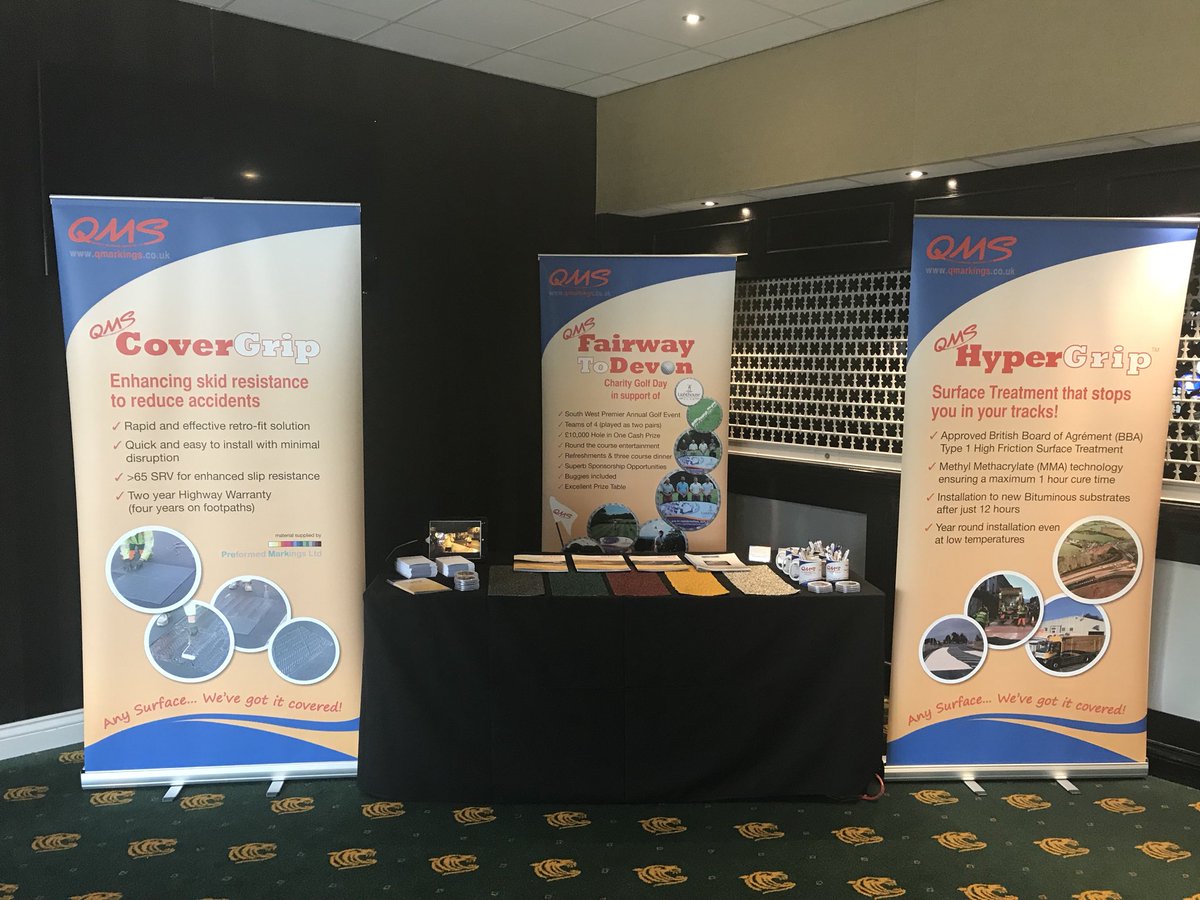 qmarkings's tweet photo. We are attending the @RSTAUK High Friction Conference today at @LeicesterTigers stadium.
#antiskid #hypergrip #safetysurface https://t.co/JQT1CdO8rT