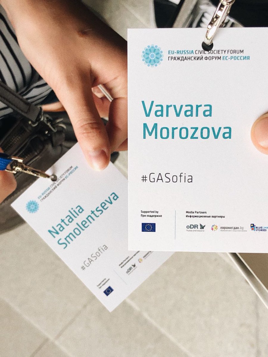 ananats's tweet photo. Getting ready to present #VoicesofChange at #GASofia of @EU_Russia_CSF today. I am proud of what we managed to accomplish since we met at #EuropeLab this summer. Go checkit out if you haven't: https://t.co/MRDxAoIXyk https://t.co/bzdaqyqx7h
