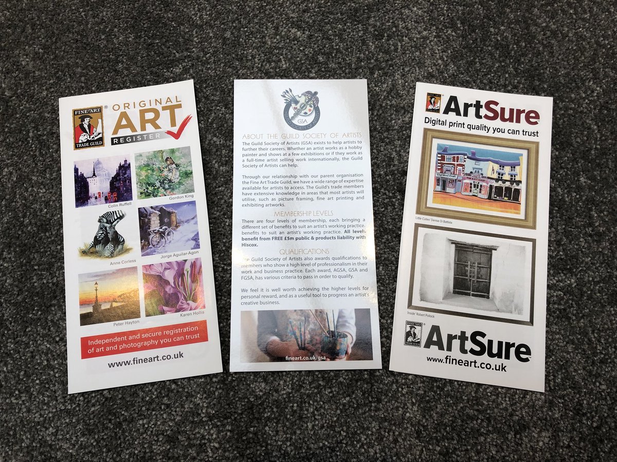 theframinglot's tweet photo. Our trade body @FATG is for the whole art and framing industry. Specific programmes for #artists now include Guild Society of Artists. Info leaflets available from us or visit https://t.co/32VBVoZ3jj https://t.co/uIQqPwwcW1