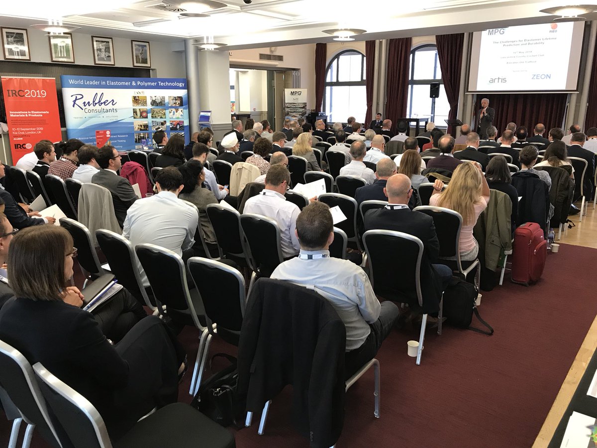 RubberConsultan's tweet photo. The @MCRPolymerGroup @riegiom3 Meeting has started. A great turn out today #MPG18 #IRC2019 https://t.co/MIsHuoRMAX