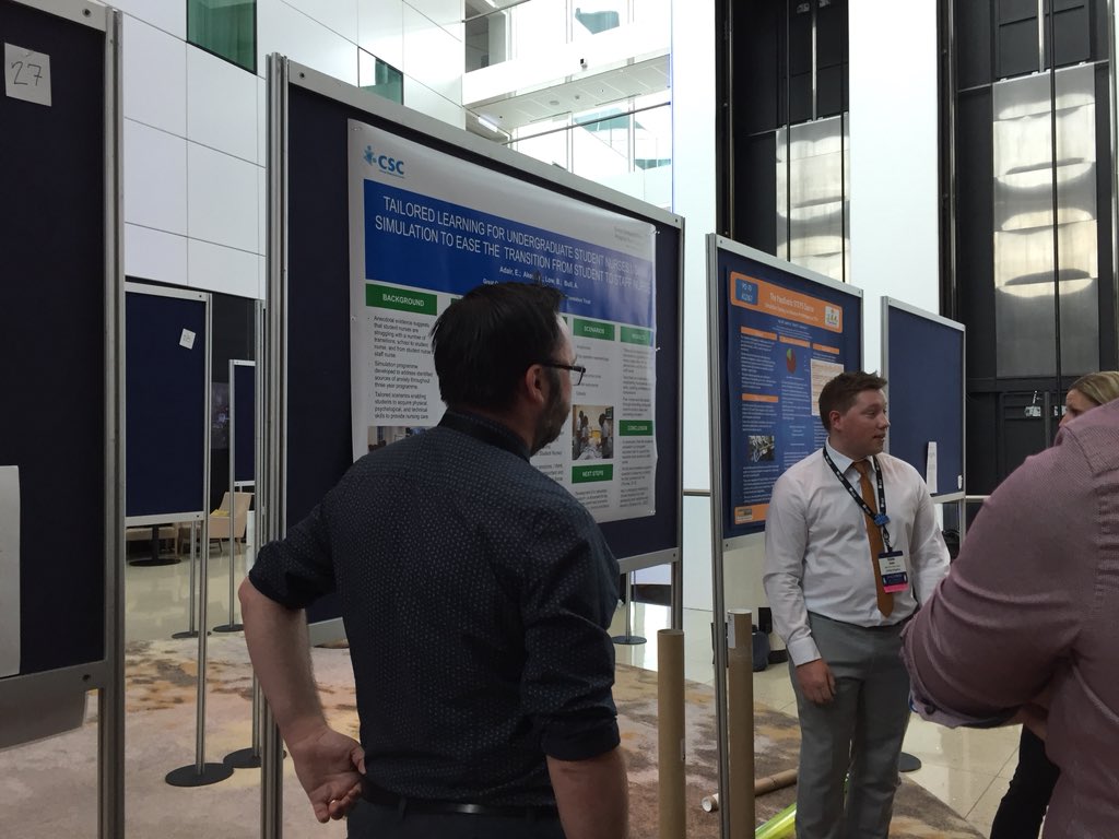GOSH_PGME's tweet photo. More innovative simulation education being showcased by our CSC team, with great engagement from the audience. Our work showcases the value of early simulation in training for nursing students and the value of multiprofessional learning! #GOSH #IPSSW2018 #NNME #GOSHPGME https://t.co/Bd69qAQfBa