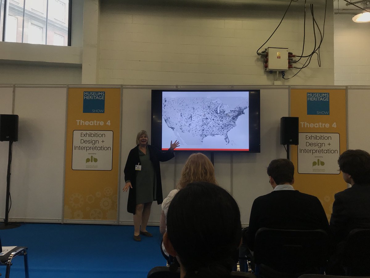 #MandHShow We’re sharing the stage with Ann from <a href="/Museuminsideruk/">MuseumINSIDER</a> - great to see a full house at the beginning of the show <a href="/MandHShow/">Museums + Heritage Show & Awards</a> this morning