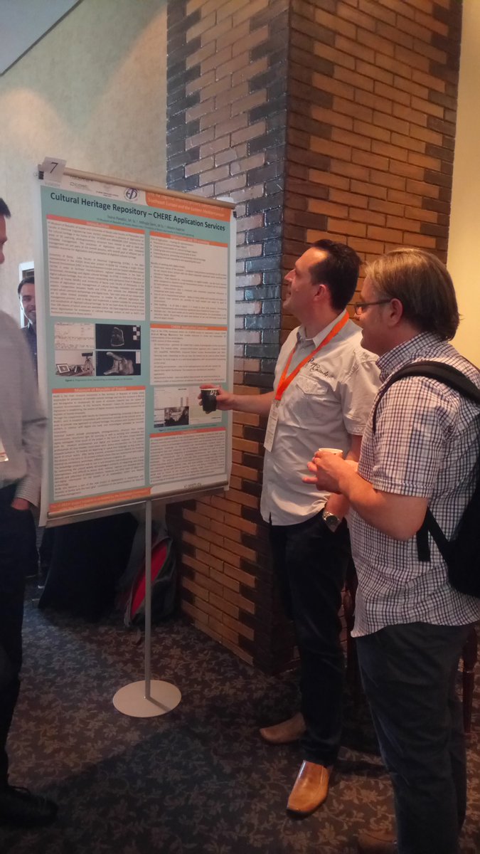 NI4OS_eu's tweet photo. #VISEEM international conference poster session features research projects and related initiatives from the Scientific fields of #LifeScience, #Climate and #DigitalCulturalHeritage. Many thanks to all presenters! https://t.co/pP3eeunlLZ