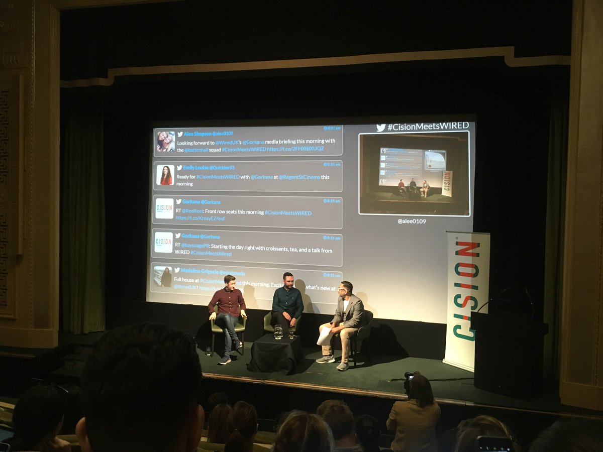 missivecomms's tweet photo. "Everything we do is about looking at the future and change" says @mattburgess1 from @WiredUK at this morning's @Cision event #CisionMeetsWired https://t.co/HWPQIe6oDy