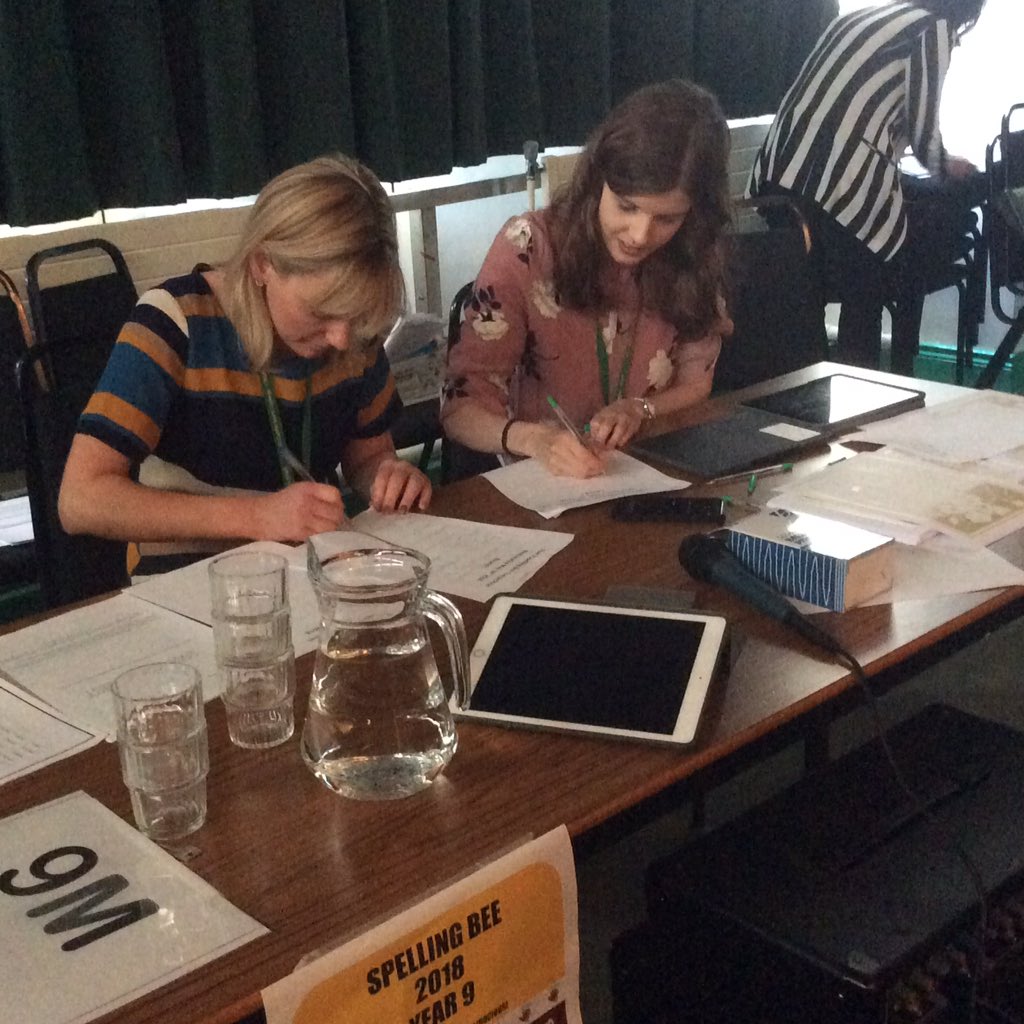 stcatslibrary's tweet photo. The judges are marking Round 1... *tension* https://t.co/HXsFKgvkvP