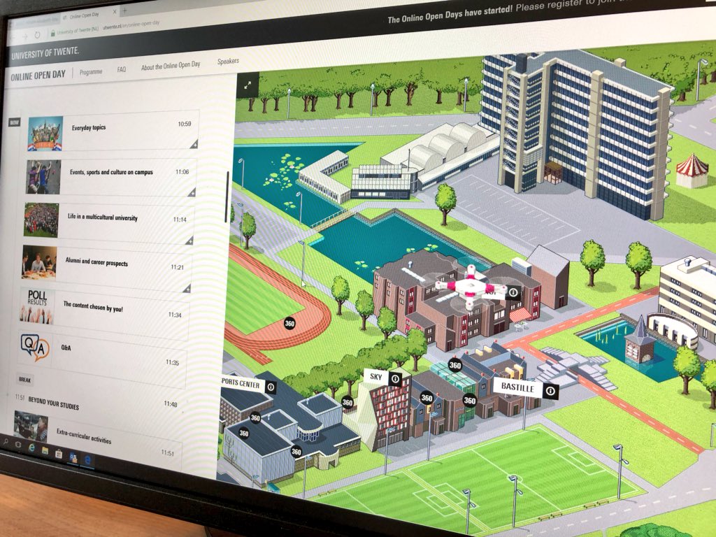 AtillaKerpisci's tweet image. Proud! First edition of our ‘Online Open Days’! Chatting over our study programs, campus, etc., with more than 1100 prospective students, from more than 100 countries!  Check : utwente.nl/en/online-open…  #UniversityofTwente #HighTechHumanTouch