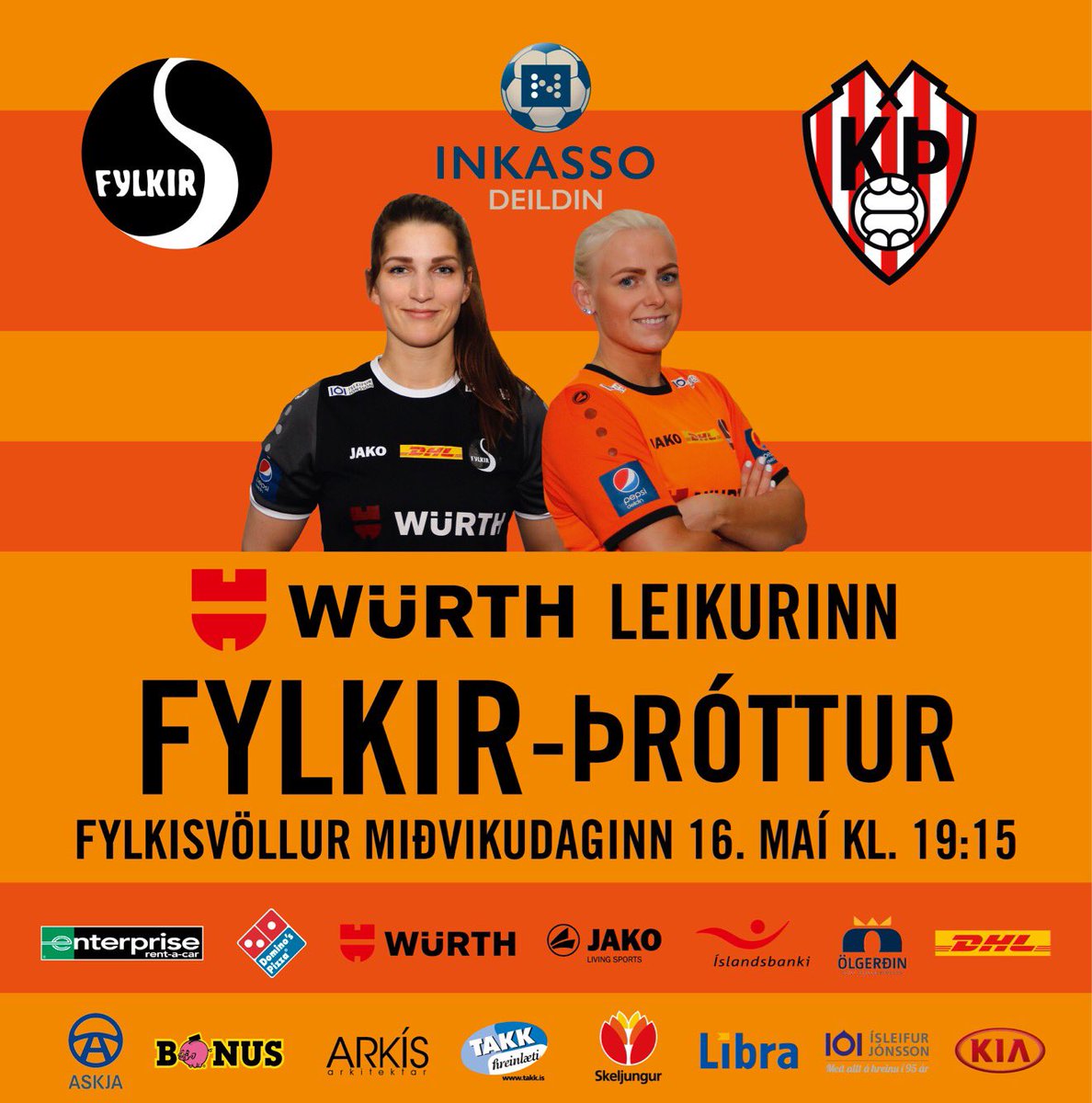FylkirFC's tweet photo. LEIKDAGUR!
Fyrsti heimaleikurinn hjá stelpunum er í kvöld!
Mætum snemma á Fylkisvöll og styðjum þær áfram!
🍊🍊🍊🍊🍊🍊🍊🍊
#FylkirStoltarAlltaf https://t.co/wU5B8JzuHf