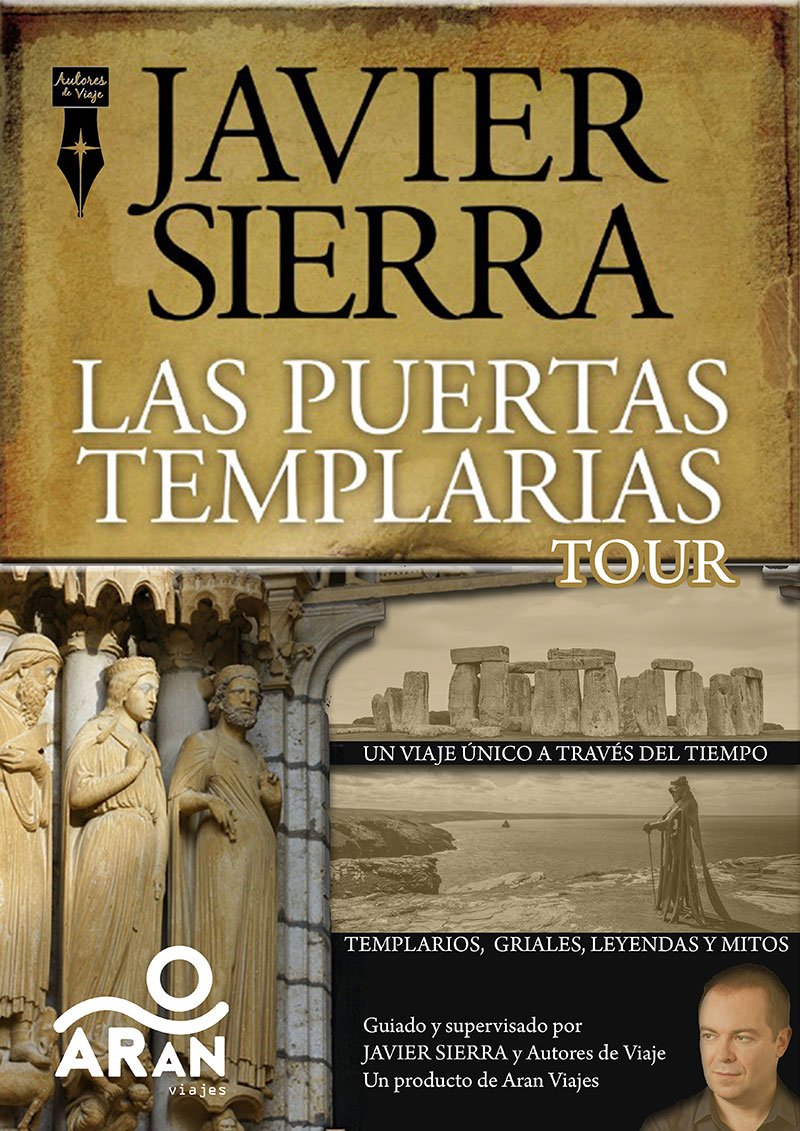 aranviajes's tweet photo. Las Puertas Templarias Tour de @Javier__Sierra  un viaje único e irrepetible completado con trazas JulioVernescas, prehistoria, masonería, templarios y, como no, las catedrales clave. https://t.co/xO6c2g4UCF https://t.co/54Ygm8umrK