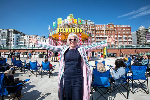 Don't miss our talk with the excellent <a href="/MoragMyerscough/">morag myerscough</a> next Weds 23 May @ 7.30pm, discussing Belonging, #CoritaKent, and how love, friendship and working together make things better #wemakebelonging

Visit our website for more information &amp; booking: ow.ly/j4rR30k1x96