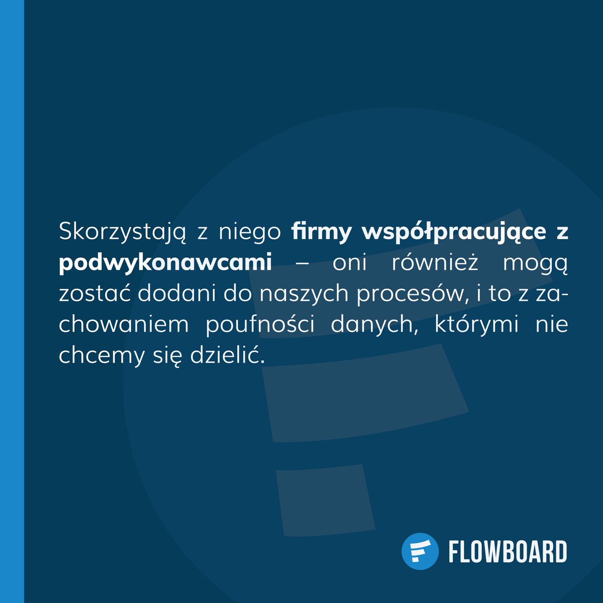 MyFlowBoard's tweet image. Współpraca z podwykonawcami jest jeszcze łatwiejsza i bezpieczniejsza, kiedy używasz Flowboard! *flowboard #subcontractors #safety #confidentiality #easy