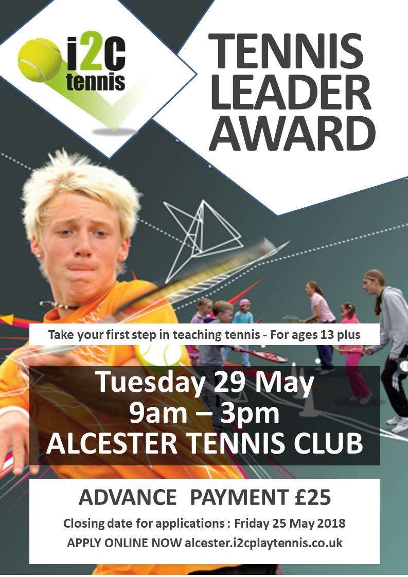 alcestertennis's tweet photo. Tennis Leader Award running @alcestertennis 29 May.
For 13 yrs+ ANY STANDARD
Book online https://t.co/pX65zzhjY7
@ags_pe @AAcademy_PE @studleyhigh @StBenedictsUK @Shottery @KES_Stratford @TGARedditch @SaintsPeDept @IlmingtonTC @SnitterfieldTen https://t.co/9XWquUVOJW