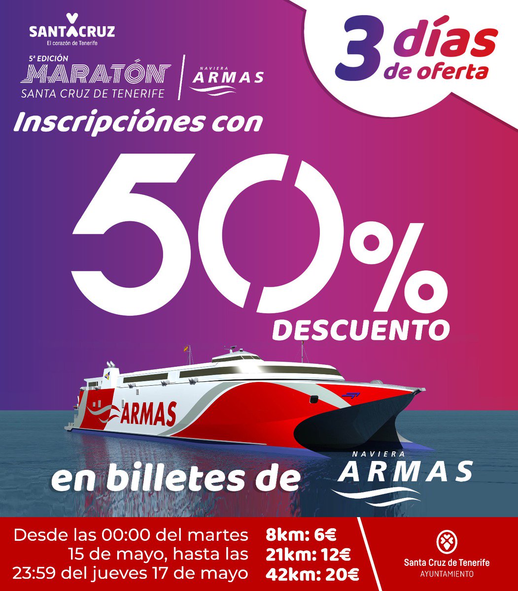 juansetaco's tweet photo. Si te lo pierdes... estás perdido @MaratonTenerife para todos https://t.co/bhOmmIm4JR