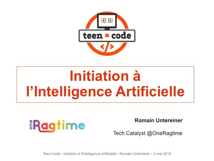 Les différents champs d'application de l'intelligence artificielle : dernière partie de notre conférence ados ! avec Romain Untereiner à l’ <a href="/EEMI75/">EEMI - École du Web</a> bit.ly/2GlNy6U #ia #initiation