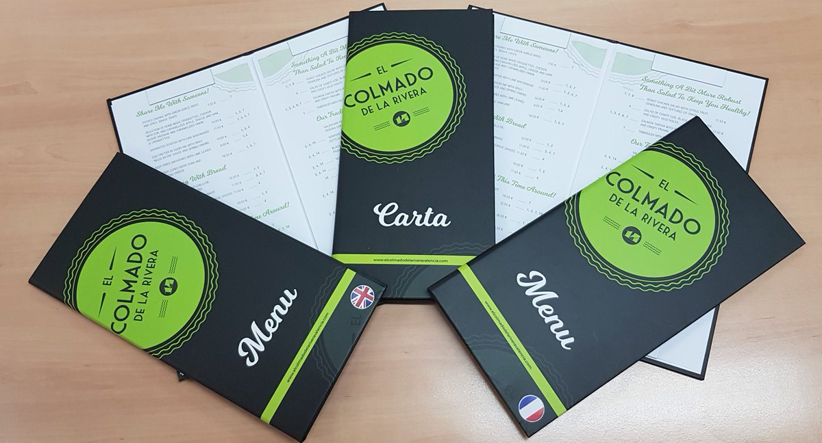 grupo374's tweet photo. Esta semana en @colmadorivera_ ¡estrenan NUEVA CARTA!  🍅🥦🍲🥗🥘 Y próximamente estrenarán la CARTA DE CÓCTELES.  🍸🍹  ¿A qué esperáis para ir a visitarlos? 😋😋 #ElColmado #Grupo374
Cl. Ribera, 14 Valencia 📞 96 381 97 01 (Frente a Plaza Toros) https://t.co/GvZsQJ7HRj
